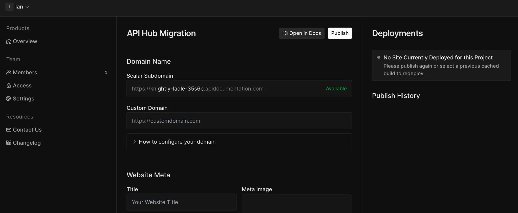 API Hub Portal