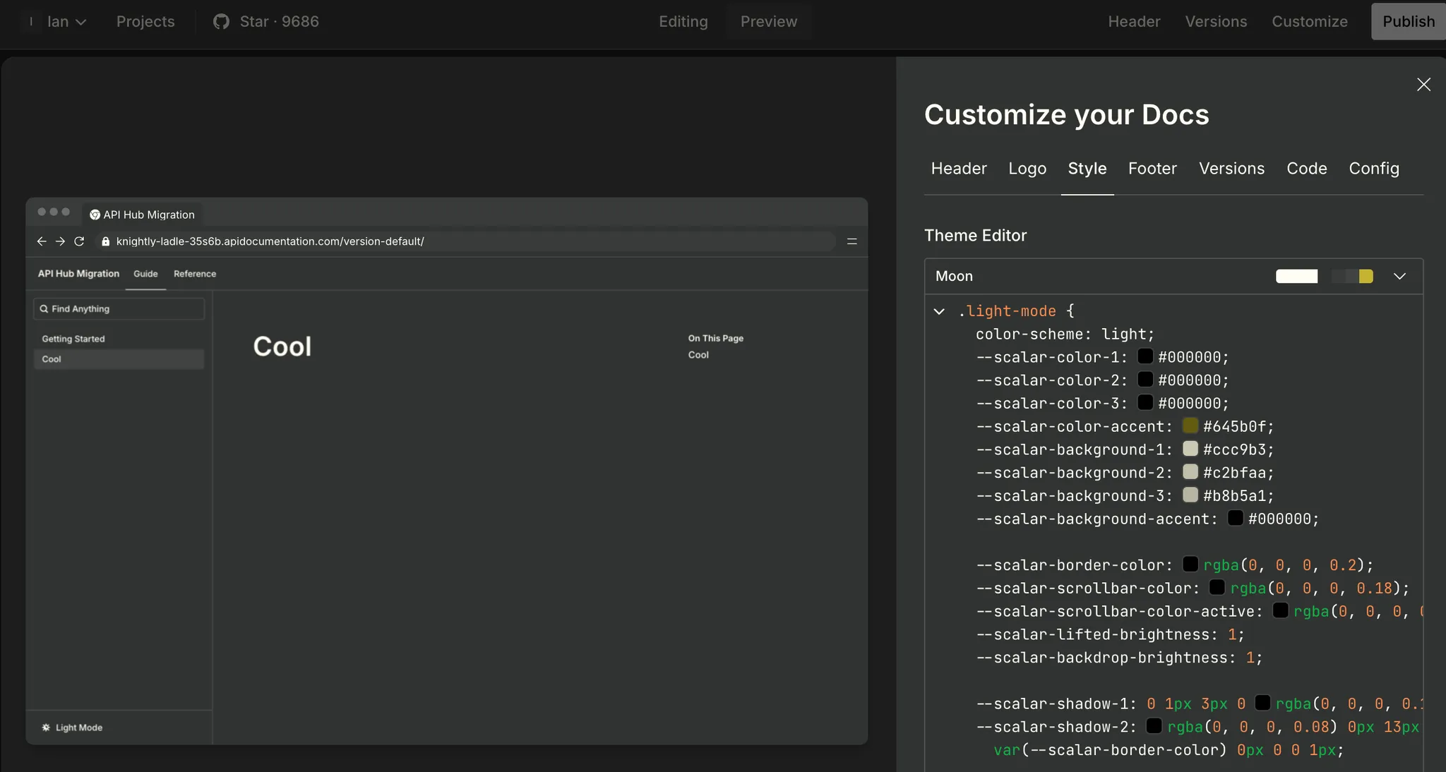 Scalar theme
