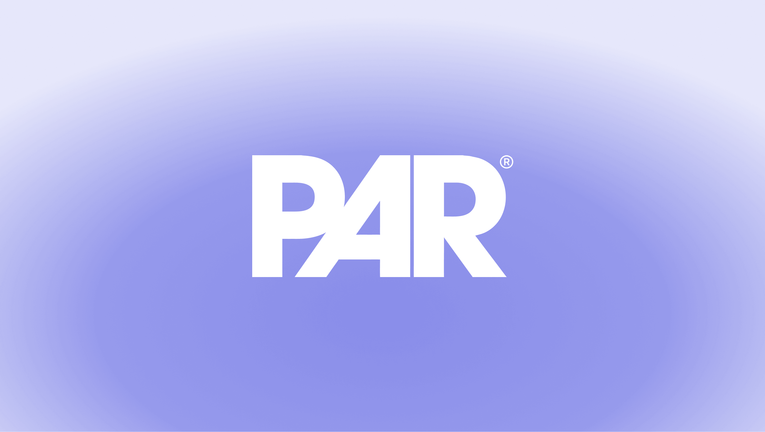 A PAR point-of-sale terminal displaying the PAR logo and a partner symbol on its screen